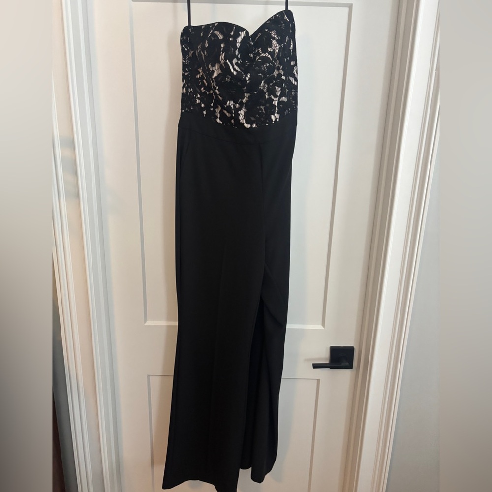 White House Black Market Black Jumpsuit